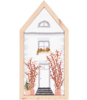 RICO DESIGN : kit de broderie "maison des 4 saisons"
