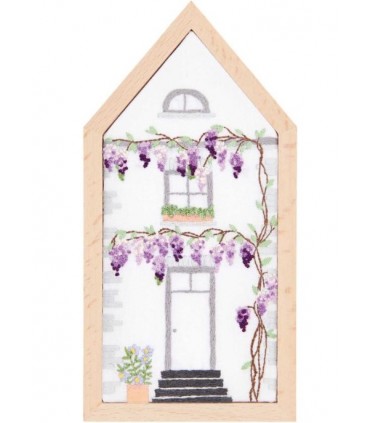 RICO DESIGN : kit de broderie "maison des 4 saisons"