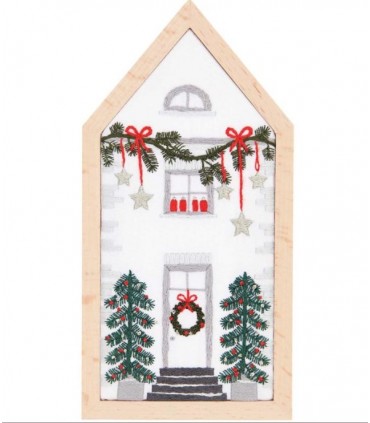 RICO DESIGN : kit de broderie "maison des 4 saisons"