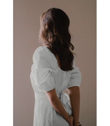 Voile de coton texturé BLANC avec ses traits Lurex