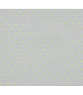 Coton Plumetis - JAUNE Fluo