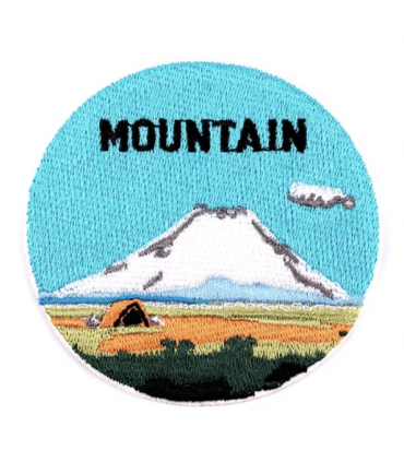 Thermocollant - Rond paysage "MOUNTAIN"