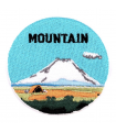 Thermocollant - Rond paysage "MOUNTAIN"