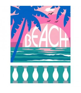 Margot : Canevas  BEACH