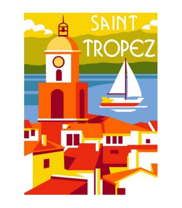 Margot : Canevas  St TROPEZ