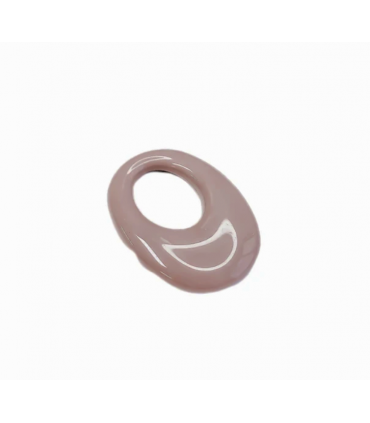 Pendentif ovale en acétate - LILA