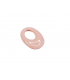 Pendentif ovale en acétate - ROSE BONBON