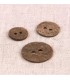 Bouton pierre - GRIS MARRON - 13mm