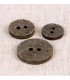 Bouton pierre - ANTRACITE NOIR - 13mm
