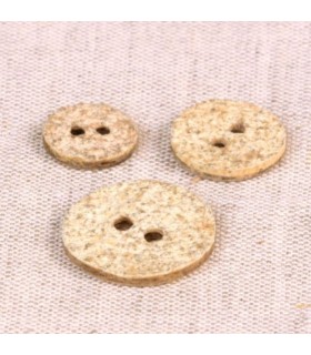 Bouton pierre - ÉCRU - 13mm