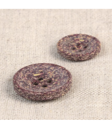 Bouton en écorce de riz - BEAUJOLAIS - 15mm
