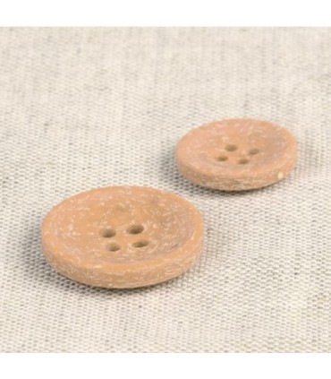 Bouton en écorce de riz - BEIGE ANTILOPE - 20mm