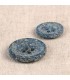 Bouton en écorce de riz - BLEU FRANCAIS - 20mm
