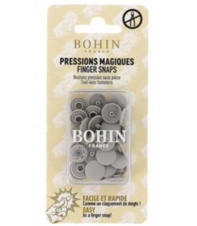 Pression magique Bohin 13mm - GRIS