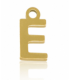 Pendentif Lettre E acier inoxydable - DORÉ