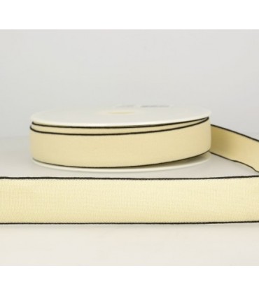 RUBAN STRECH MULITICOLOR - Crème
