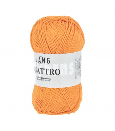 LANG YARNS : Quattro - ORANGE