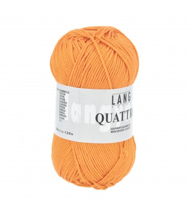 LANG YARNS : Quattro - ORANGE