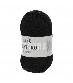 LANG YARNS : Quattro - NOIR