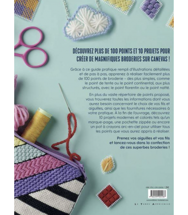 Broderie sur canevas - Un guide de points contemporains
