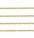Chaîne maille acier inoxydable - 1.8mm DORÉ