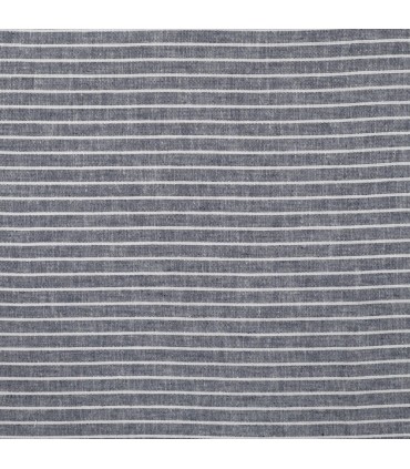 Lin - Coton Rayé - DENIM
