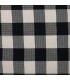 Viscose texturée écossaise NOIR et SABLE