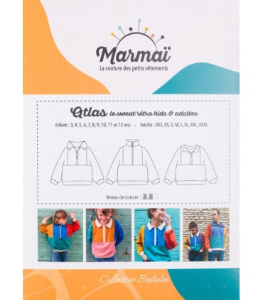 MARMAÏ : Le sweat rétro kids & adultes - ATLAS