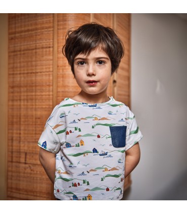 IKATEE : t-shirt ou robe marinière - QUIBERON KIDS