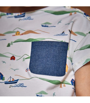 IKATEE : t-shirt ou robe marinière - QUIBERON KIDS