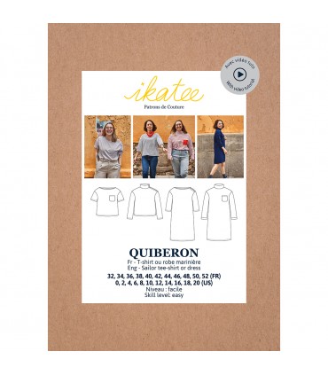 IKATEE : t-shirt ou robe marinière femme - QUIBERON