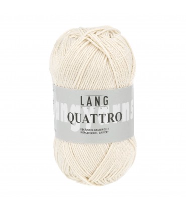 LANG YARNS : Quattro - IVOIRE