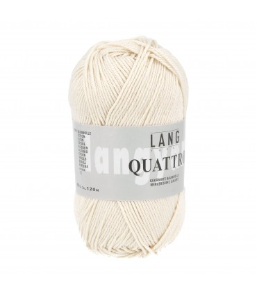 LANG YARNS : Quattro - IVOIRE
