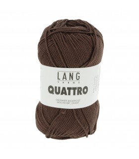 LANG YARNS : Quattro - MARRON FONCÉ