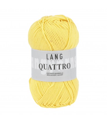LANG YARNS : Quattro - JAUNE OR