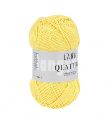 LANG YARNS : Quattro - JAUNE OR