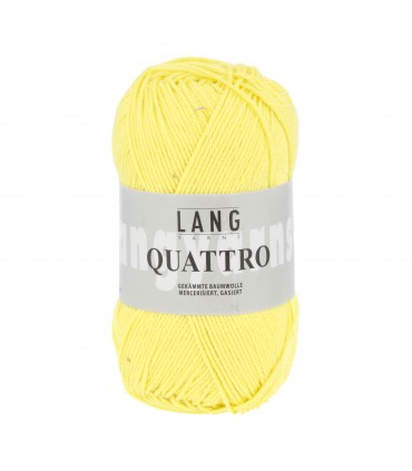 LANG YARNS : Quattro - JAUNE CLAIR