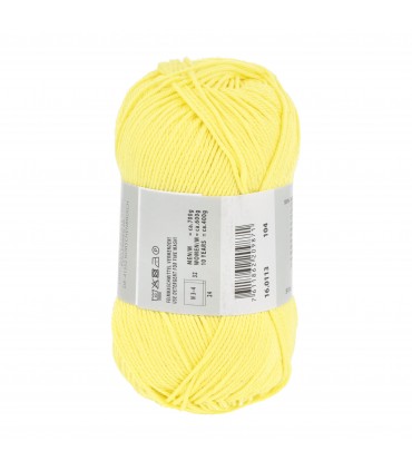LANG YARNS : Quattro - JAUNE CLAIR