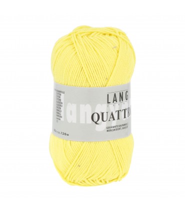 LANG YARNS : Quattro - JAUNE CLAIR