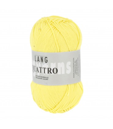 LANG YARNS : Quattro - JAUNE CLAIR
