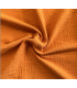 DOUBLE GAZE de coton - MANDARINE  - GOTS