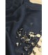 ÉGLANTINE ET ZOÉ : Jacquard de Viscose STRELI Bleu Marine