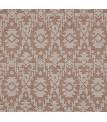 DOUBLE GAZE JACQUARD - Motifs éthniques ÉCRU et ROSE