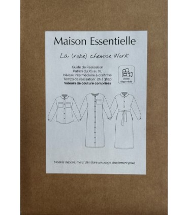 MAISON ESSENTIELLE - La robe chemise WORK