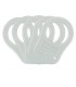 Support tétine en silicone Blanc