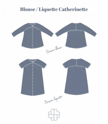 SINGULIERE par COUSETTE : Blouse - Liquette CATHERINETTE