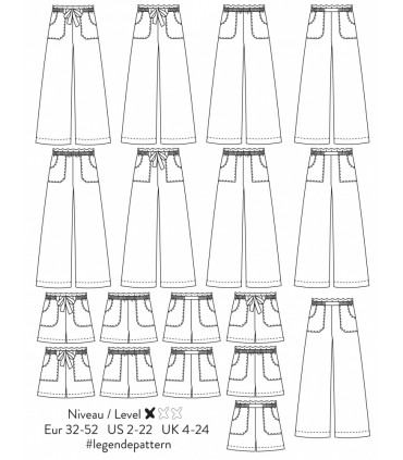 ATELIER SCÄMMIT : Pantalon LÉGENDE