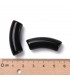 Perles acryliques Gros Tube NOIR