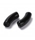 Perles acryliques Gros Tube NOIR
