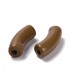 Perles acryliques Gros Tube MARRON